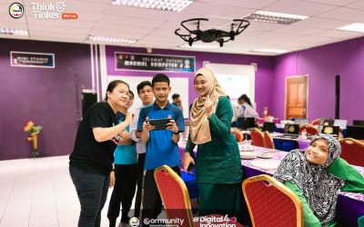 Bengkel Modul Pengaturcaraan Scratch & Pengendalian Dron Tello SMK Medamit