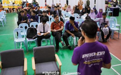Sesi petang yang menarik bersama SMK Agama Saratok semasa Jerayawara Pro-DR 2024 Saratok