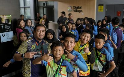 Lawatan dari SK Abang Haji Matahir, Sarikei ke TEGAS Digital Village